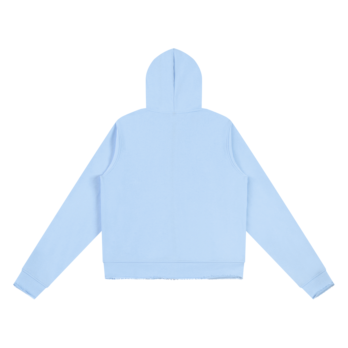 That Girl Life - Frayed Zip-Up Hoodie Jacket