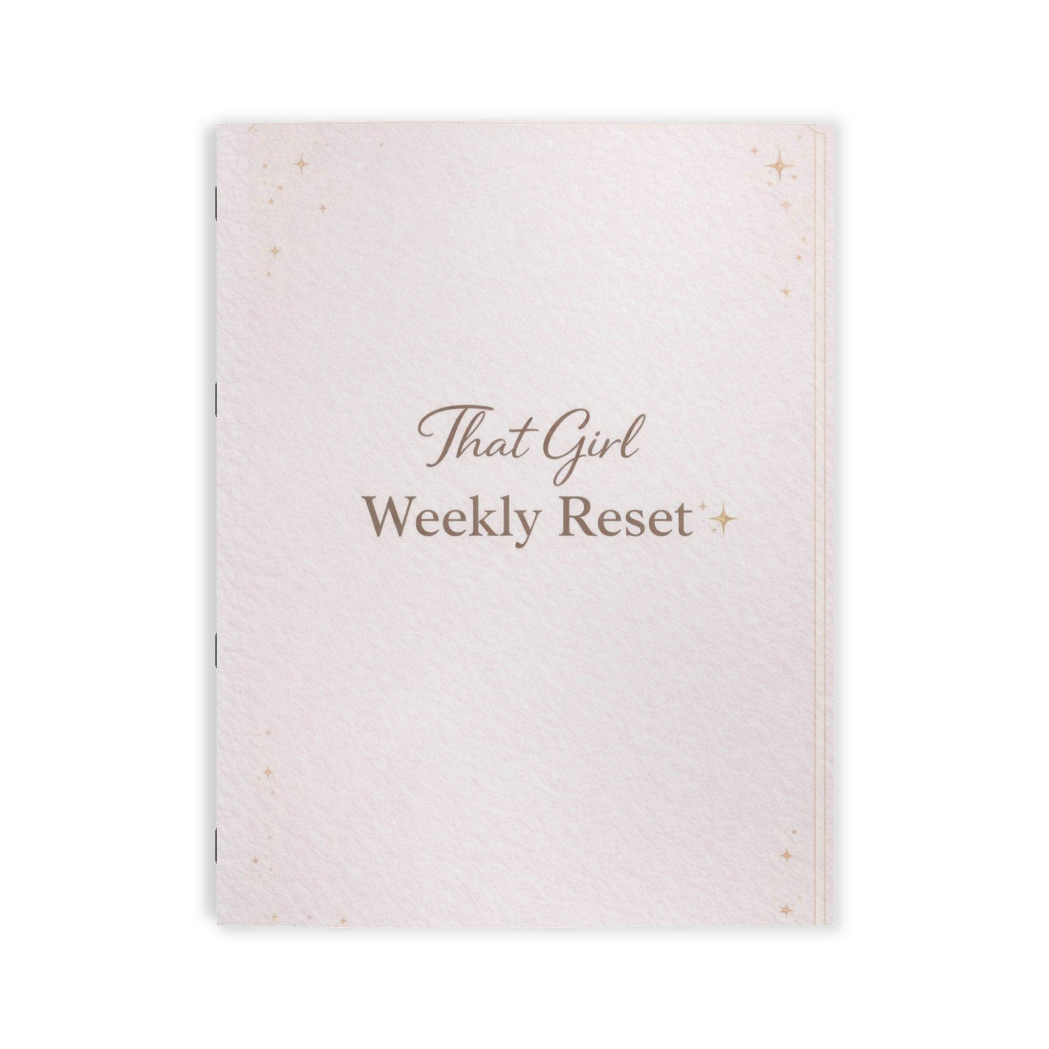 That Girl Weekly Reset Planner ✨ | Habit Tracker, Goal Setter & Self Care Journal, view 3