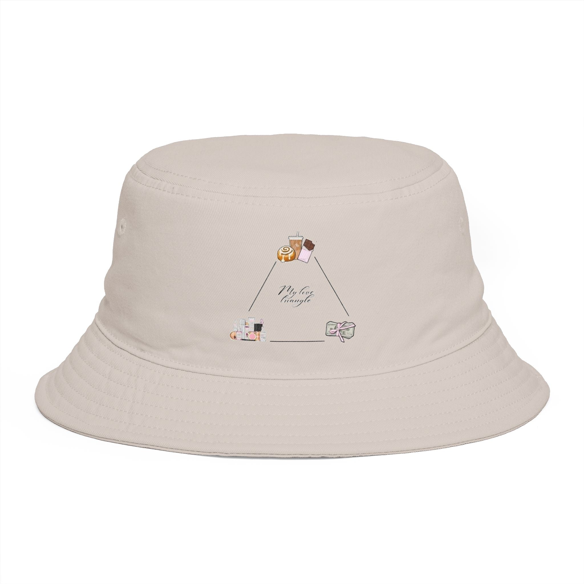 “My Love Triangle” Bucket Hat 🤍