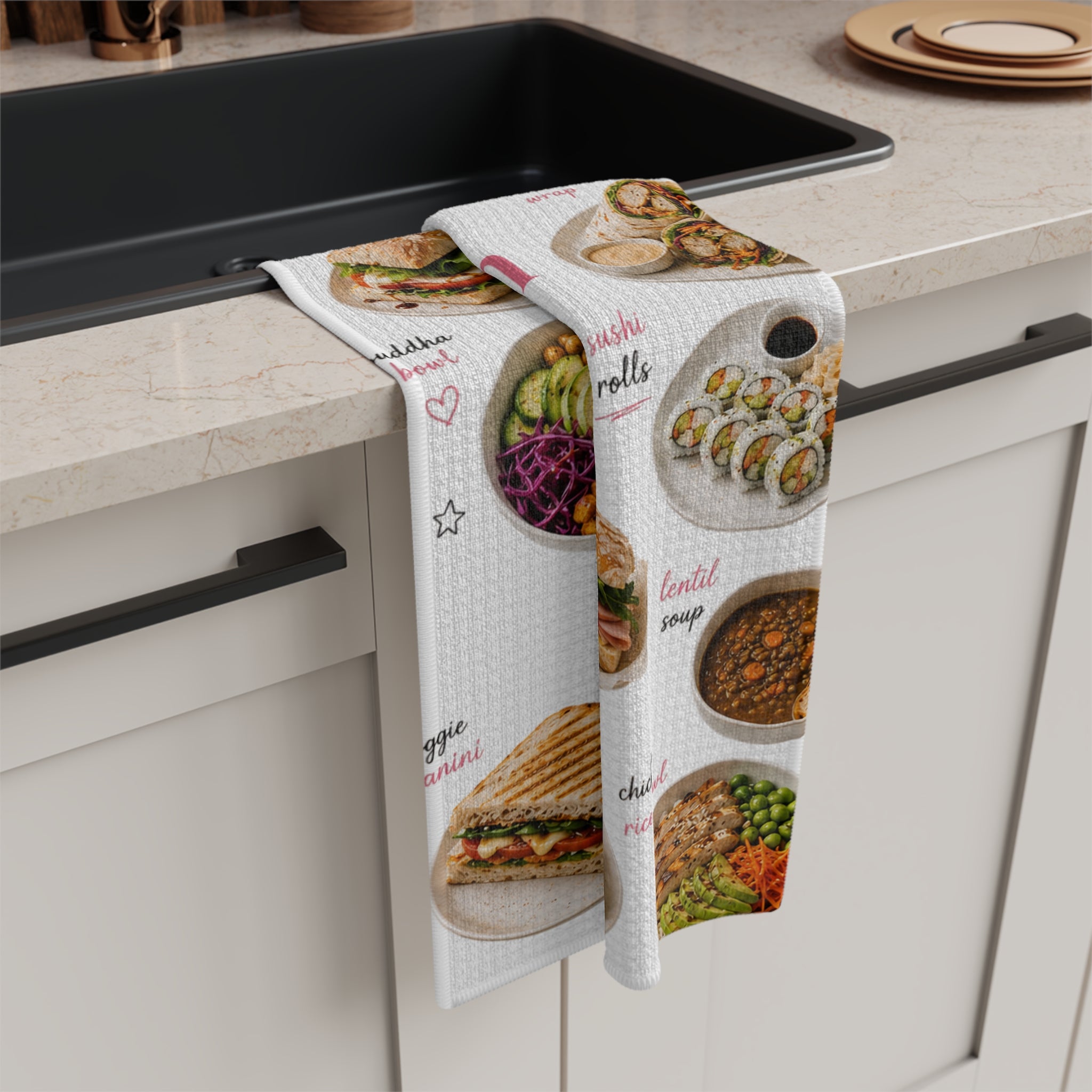 What’s for Lunch? Kitchen Tea Towel