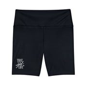 That Girl Life Women's Workout Shorts — High-Waist Active Biker Shorts, view 4