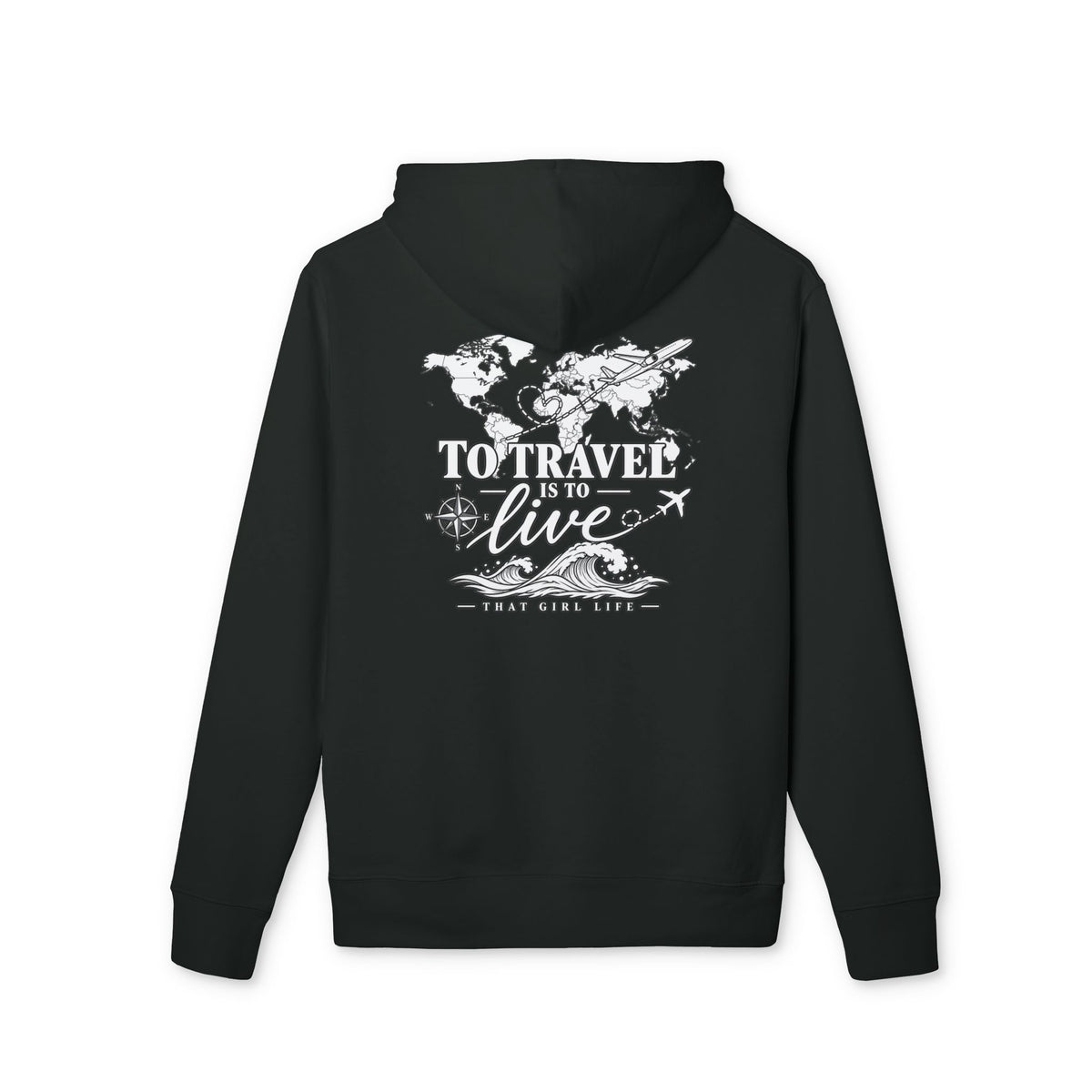 Wanderlust Hoodie – To Travel Is To Live, alternate view 7