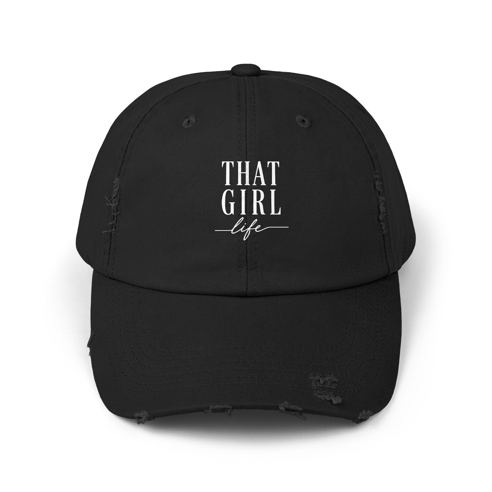 That Girl Life - Distressed Cap, view 3
