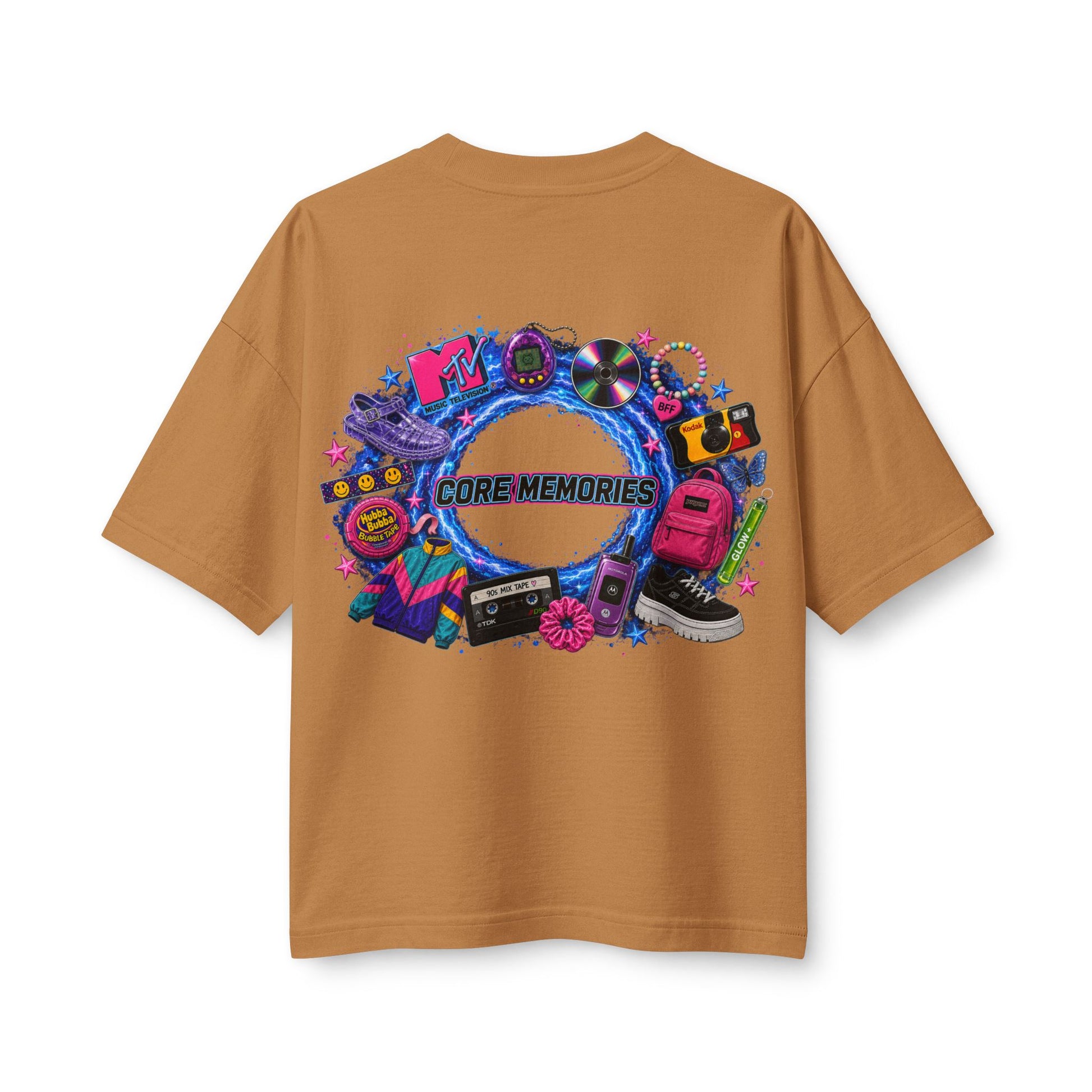 90s Retro Tee — '90s Babe' Front & 'Core Memories' Nostalgia Graphic Women's T-Shirt