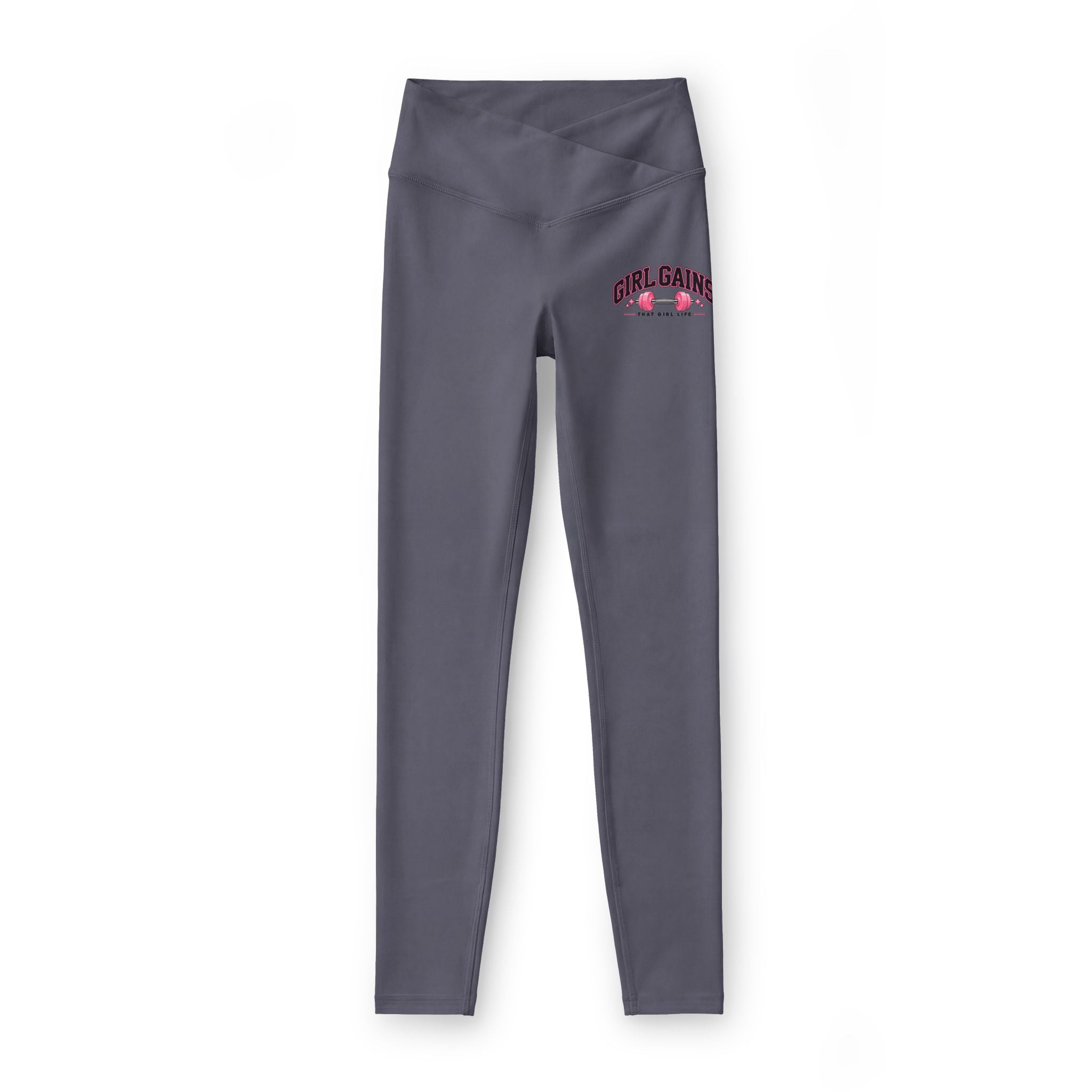 Girl Gains - Luxe Cross-Waist Leggings