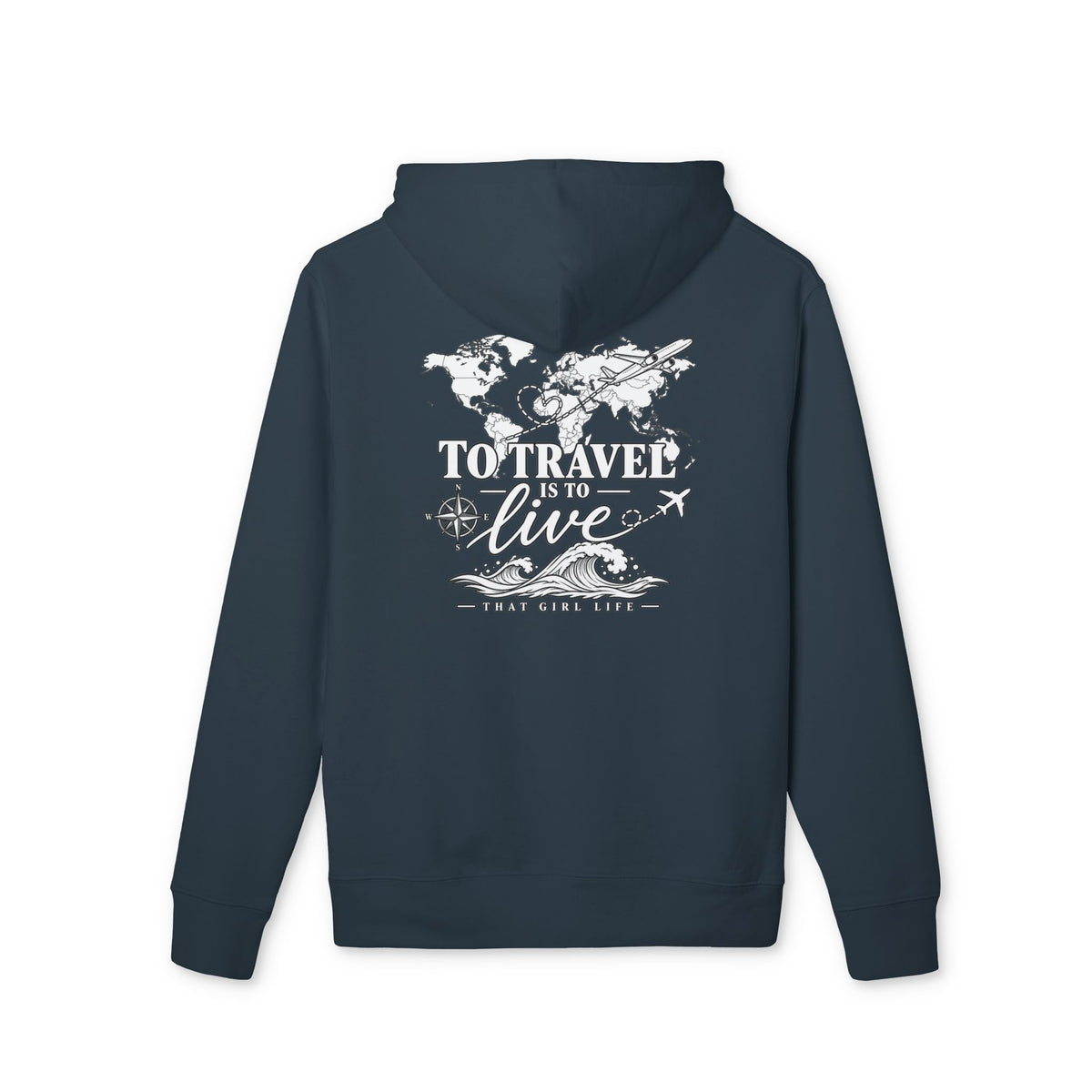 Wanderlust Hoodie – To Travel Is To Live, alternate view 8