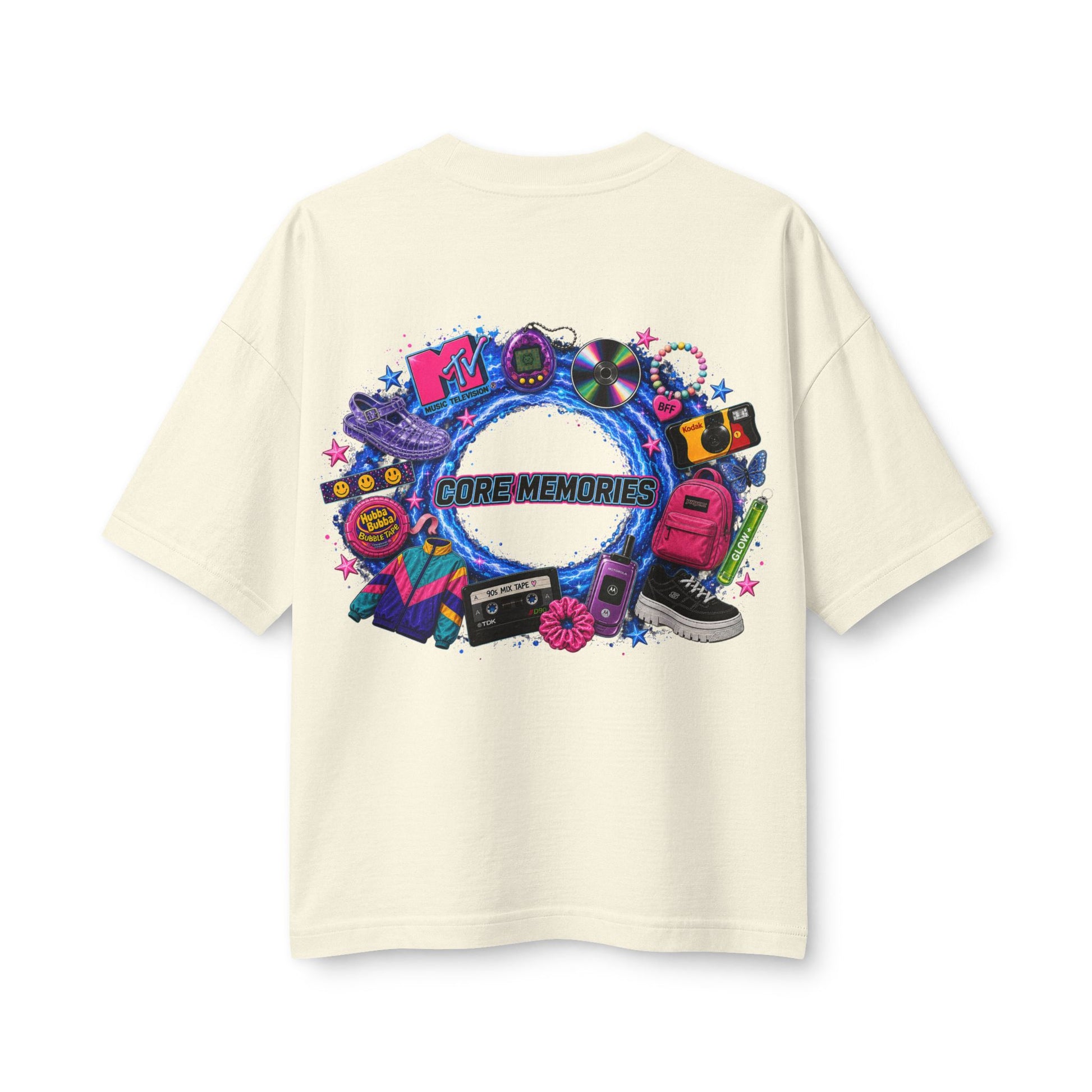 90s Retro Tee — '90s Babe' Front & 'Core Memories' Nostalgia Graphic Women's T-Shirt