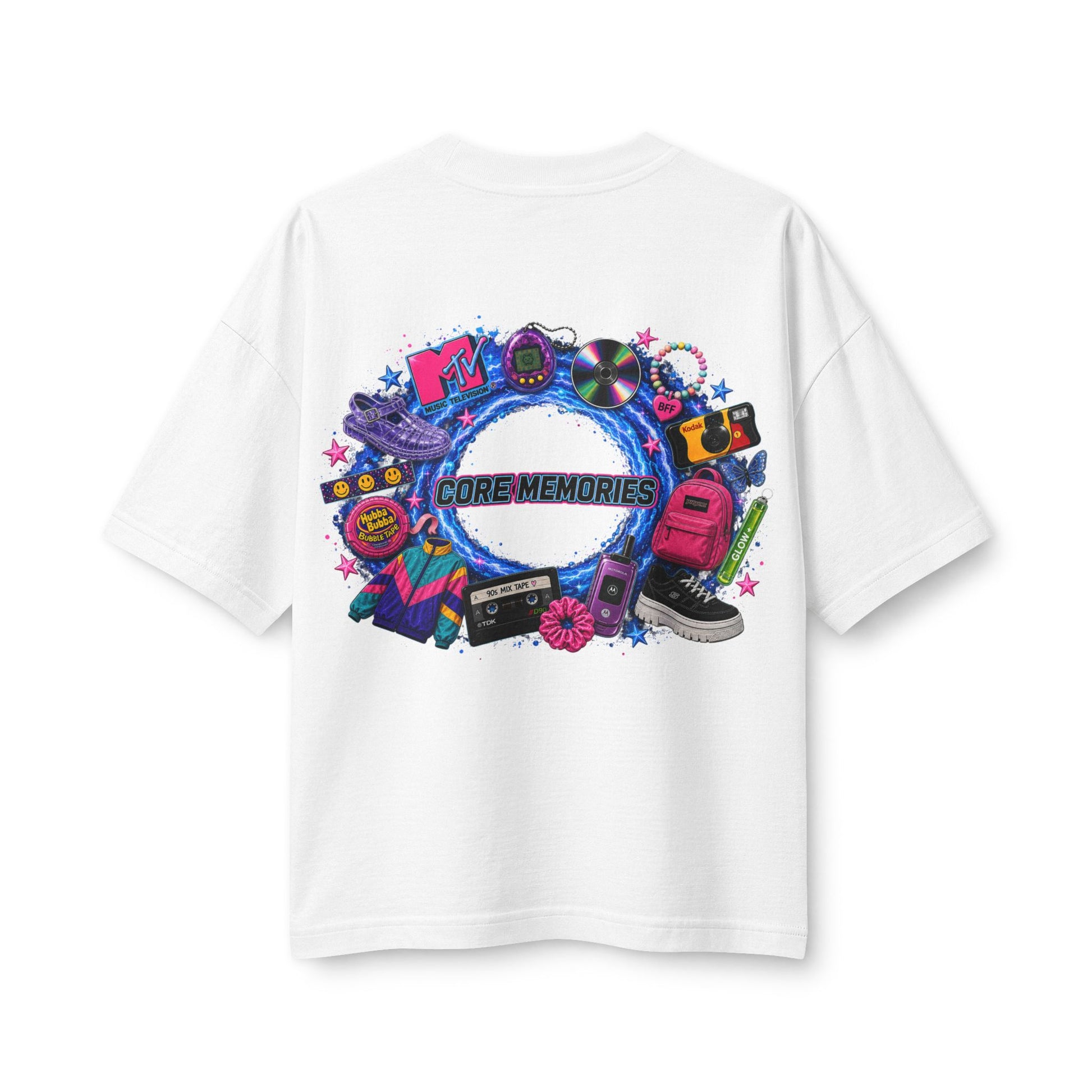 90s Retro Tee — '90s Babe' Front & 'Core Memories' Nostalgia Graphic Women's T-Shirt