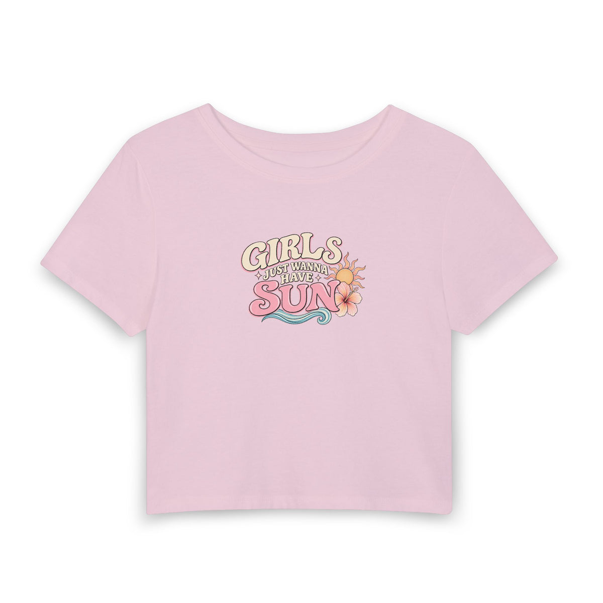 GIRLS JUST WANNA HAVE SUN BABY TEE ☀️, alternate view 3
