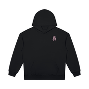 Pretty & Unbothered - Oversized Hoodie, Black