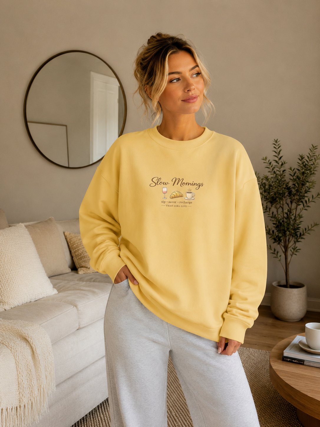 Slow Mornings Sweatshirt, view 4
