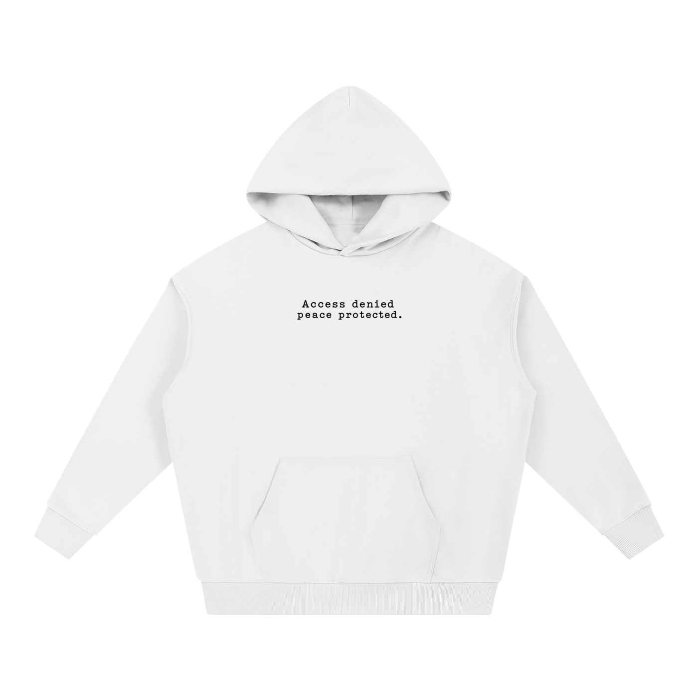 Access Denied, Peace Protected - Heavy Weight Hoodie