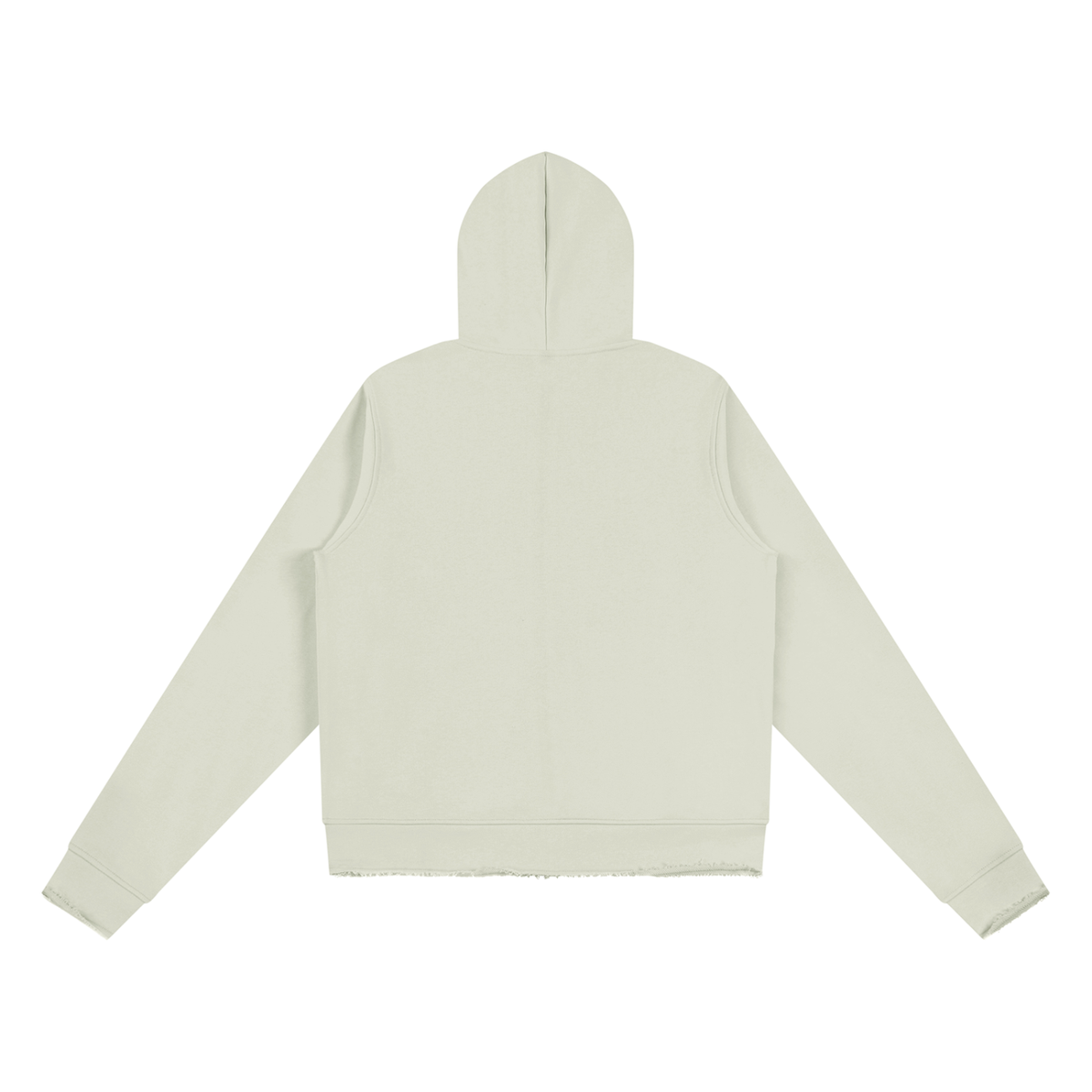 That Girl Life - Frayed Zip-Up Hoodie Jacket