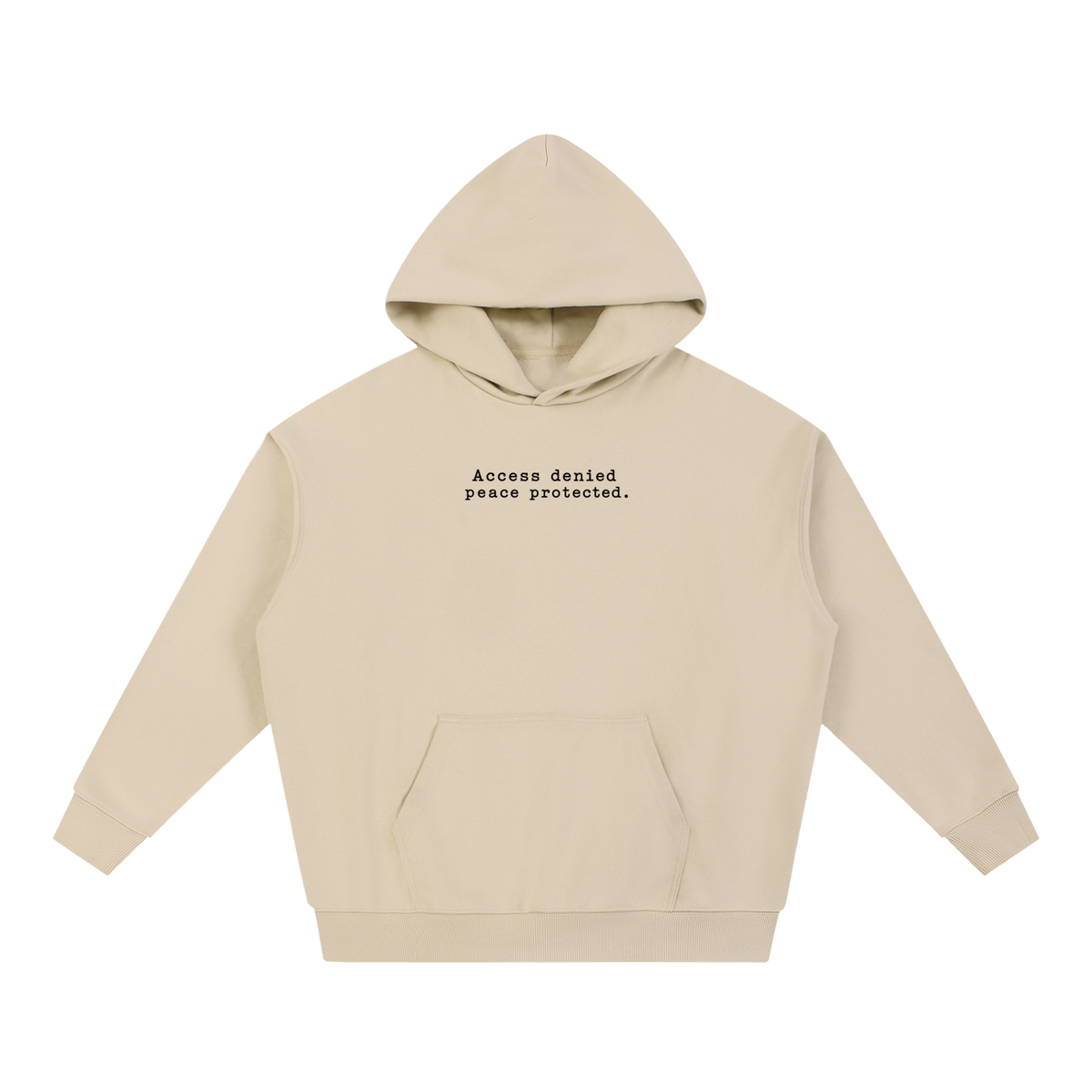 Access Denied, Peace Protected - Heavy Weight Hoodie