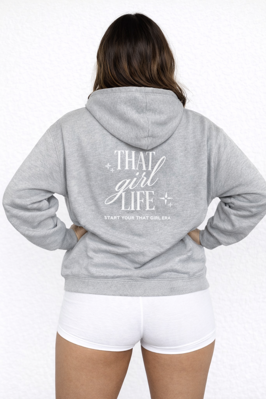 That Girl Life Hoodie – Minimal Logo Edition | Oversized Comfort Hoodie