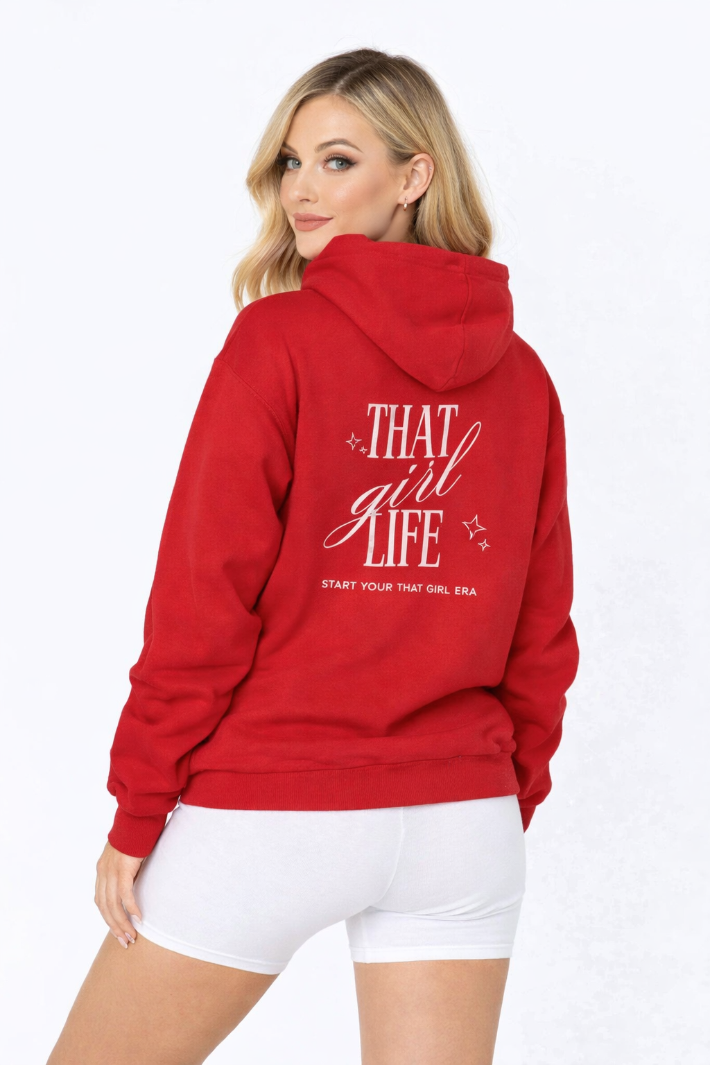 That Girl Life Hoodie – Minimal Logo Edition | Oversized Comfort Hoodie