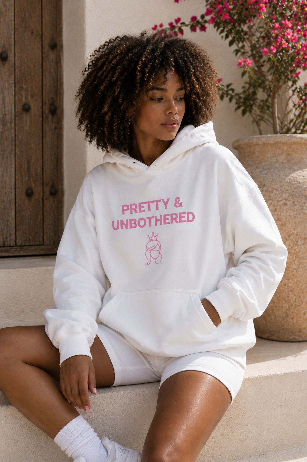 PRETTY & UNBOTHERED HOODIE