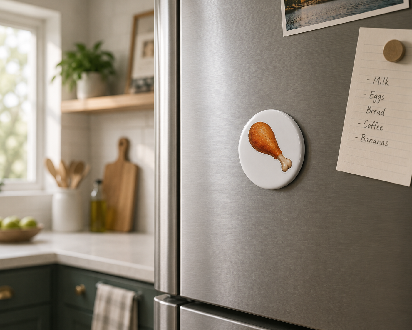 Chicken Drumstick - reminder Magnet