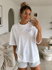 In My Glow Era Oversized Tee – Holographic Edition