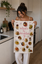 What’s For Breakfast  Tea Towel