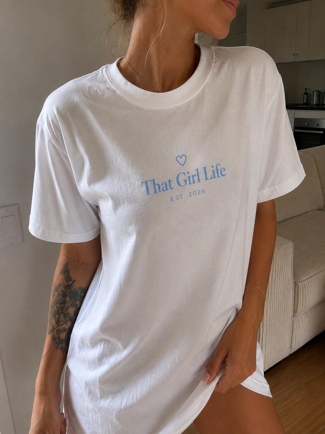 Babe, You're a Big Deal T-Shirt Dress, view 2