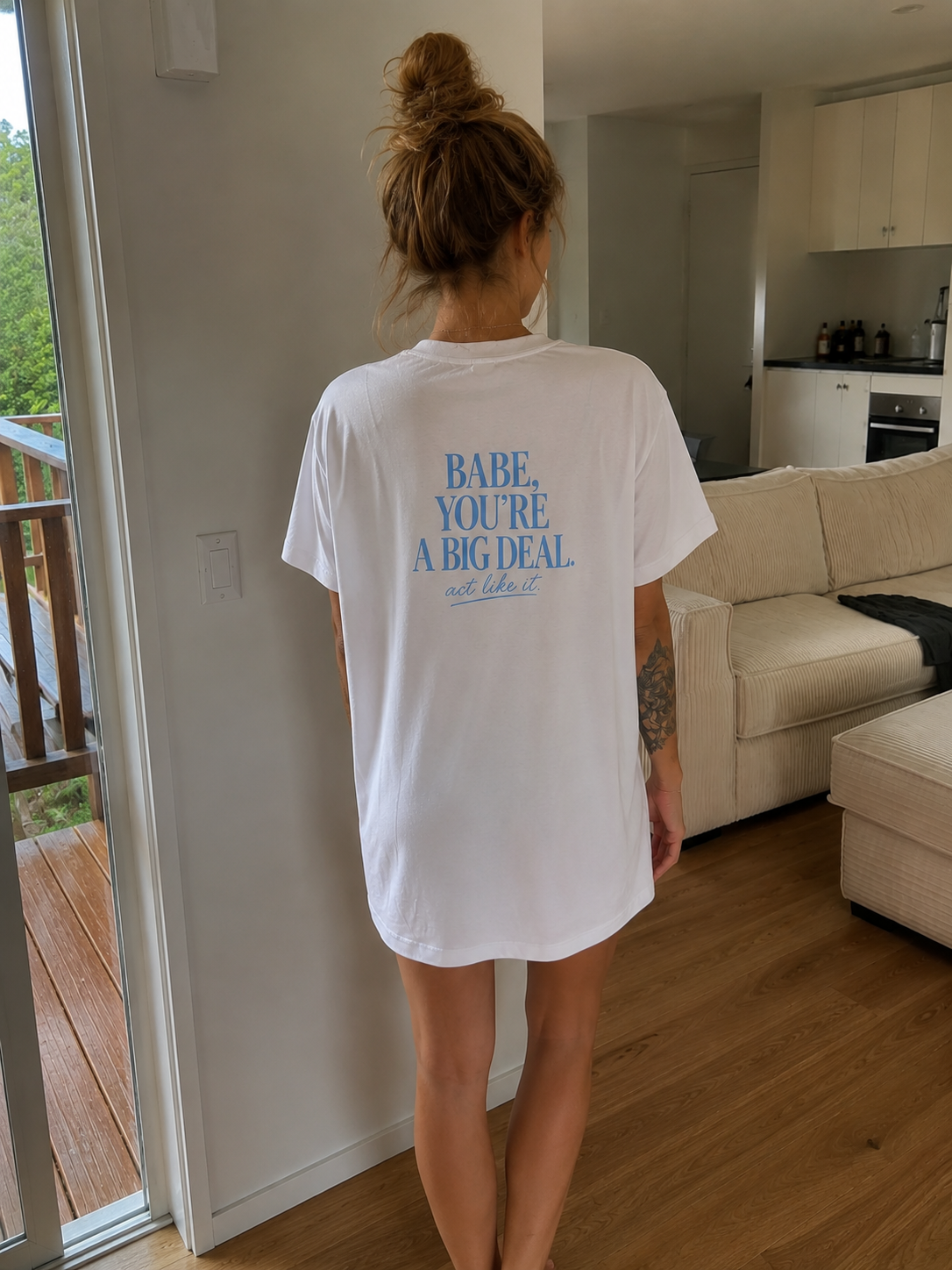 Babe, You're a Big Deal T-Shirt Dress