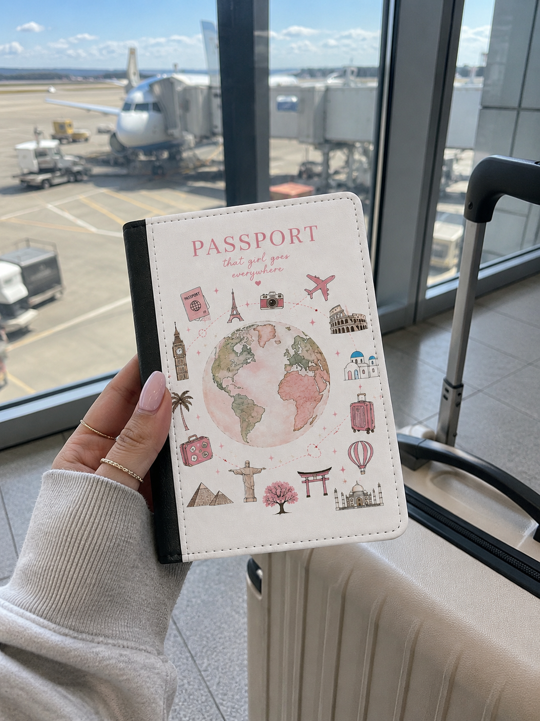 That Girl Goes Everywhere Passport Cover