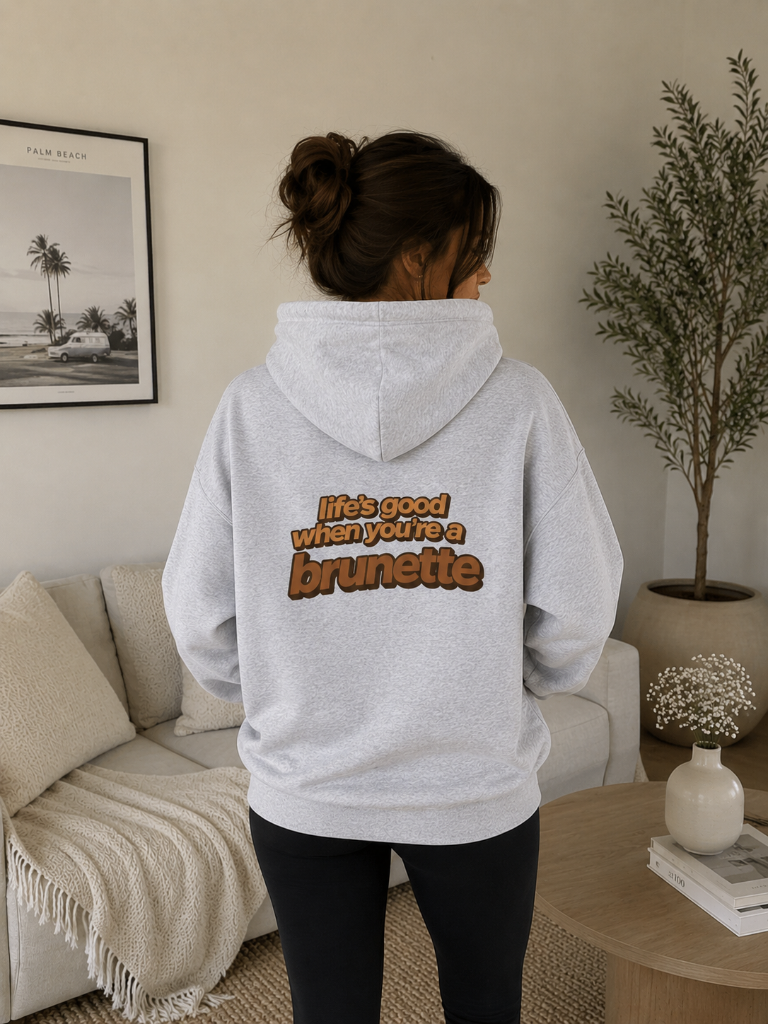 Life’s Good When You’re a Brunette Hoodie | Premium Oversized Hoodie