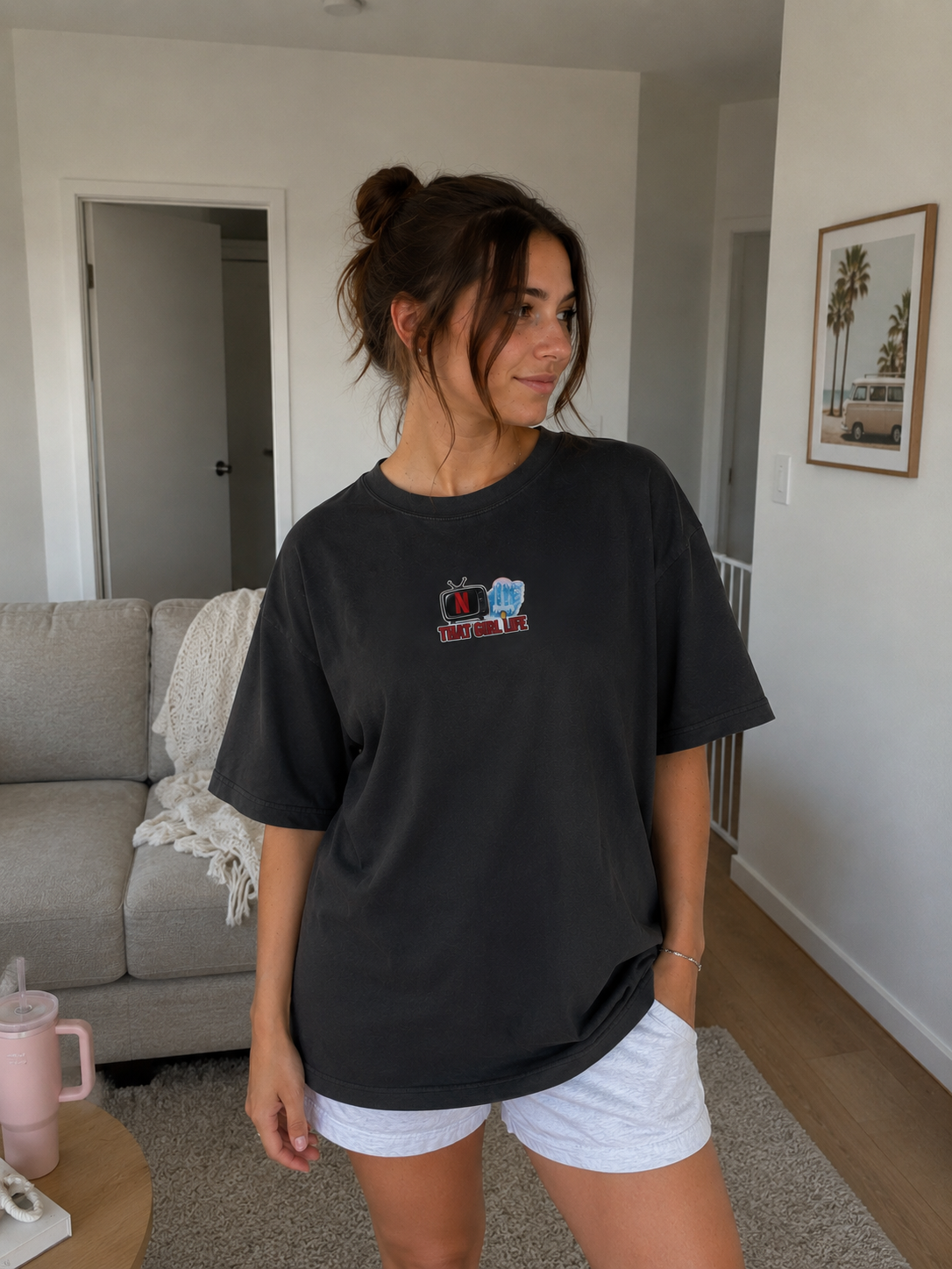 Netflix & Chill - Oversized Tee