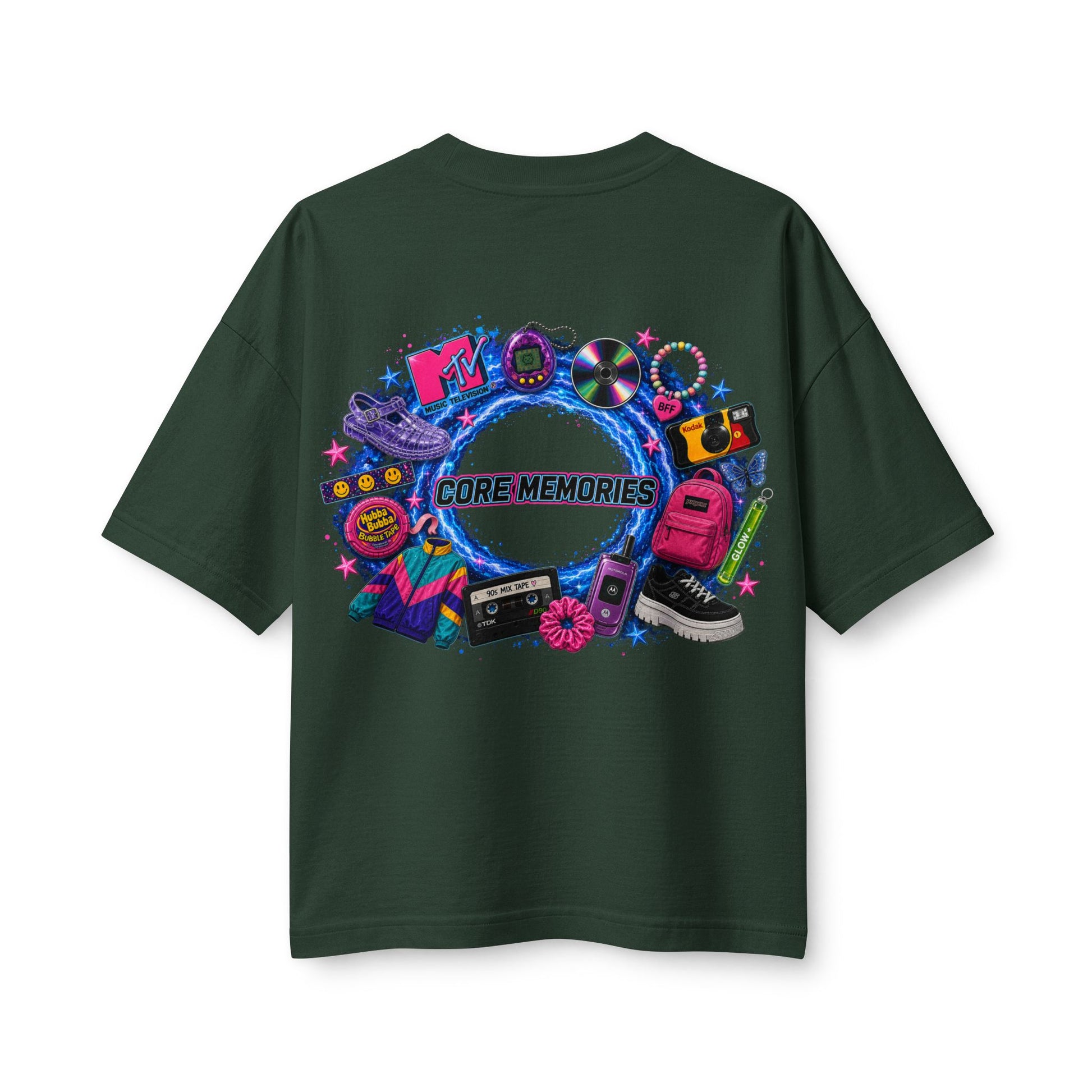 90s Retro Tee — '90s Babe' Front & 'Core Memories' Nostalgia Graphic Women's T-Shirt