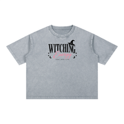 Witching Energy - Oversized Snow Wash Tee