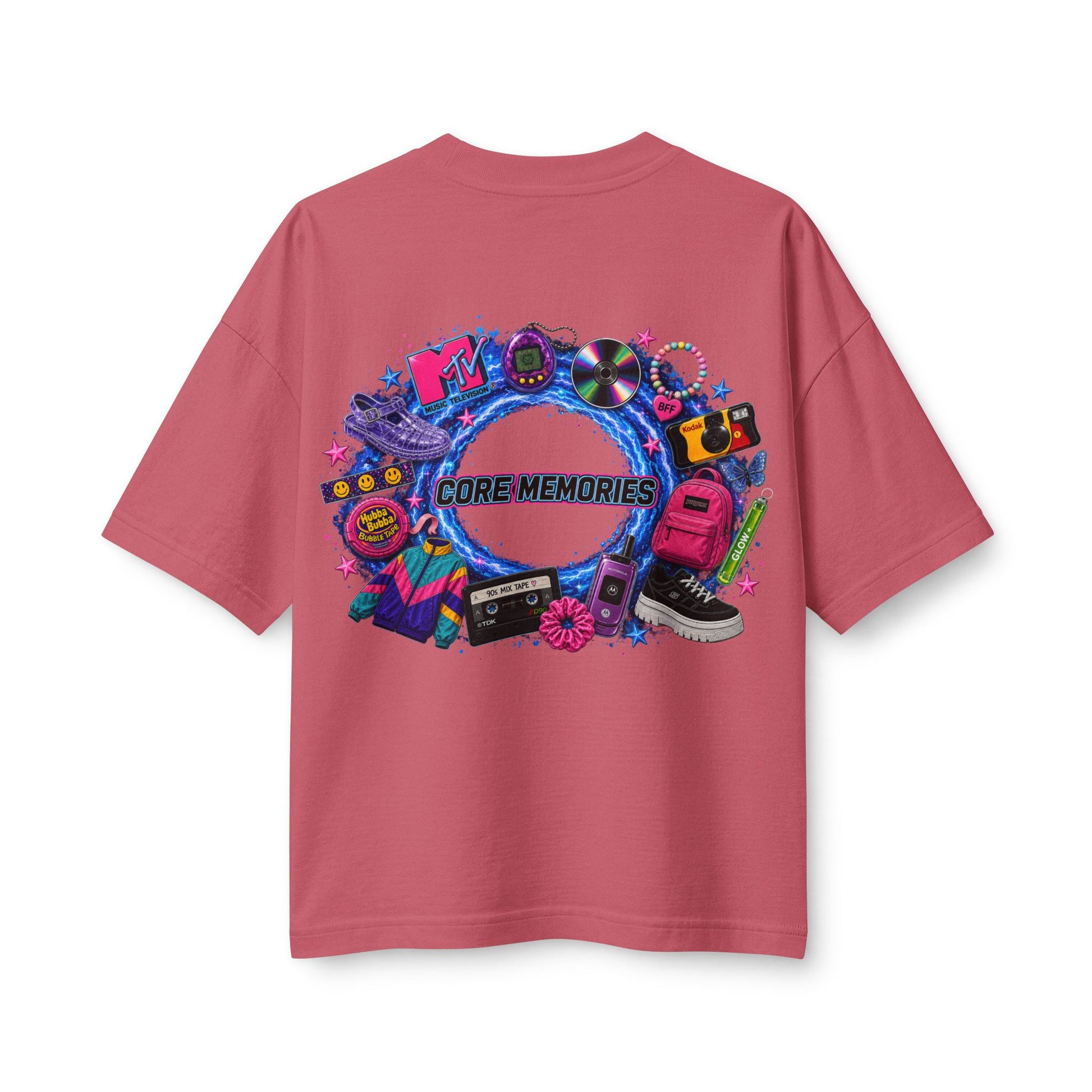 90s Retro Tee — '90s Babe' Front & 'Core Memories' Nostalgia Graphic Women's T-Shirt