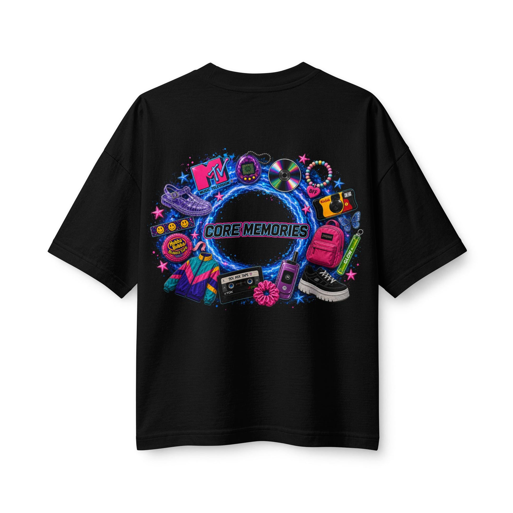 90s Retro Tee — '90s Babe' Front & 'Core Memories' Nostalgia Graphic Women's T-Shirt