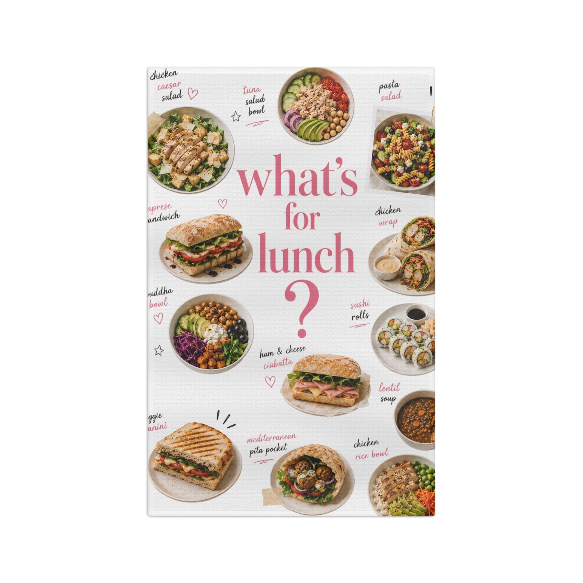 What’s for Lunch? Kitchen Tea Towel