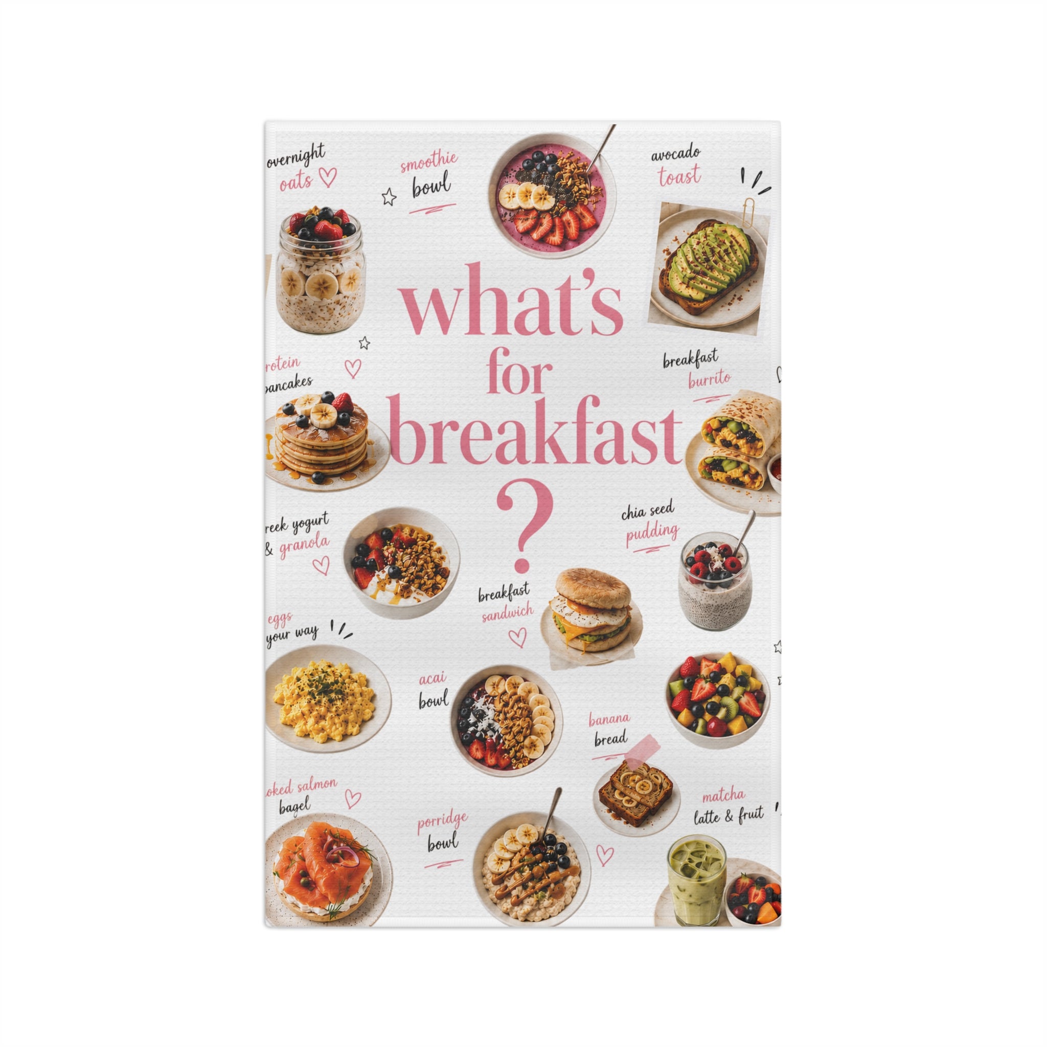 What’s For Breakfast  Tea Towel
