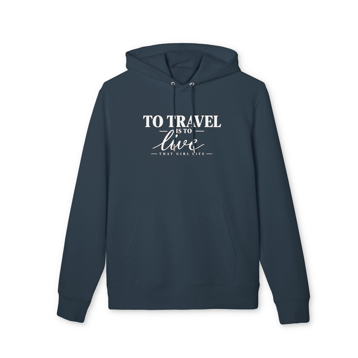 Wanderlust Hoodie – To Travel Is To Live, alternate view 3