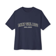 That Girl Life Tee — "That Girl Life Est. 2026" Oversized Boxy Shirt ✌️, view 4
