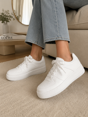 Clean Girl Platform Sneakers