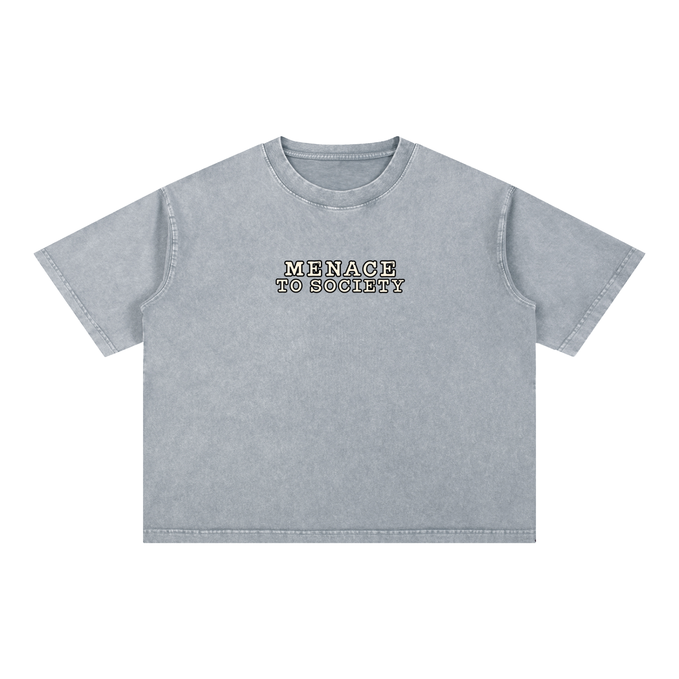 Menace To Society - Mineral Boxy Oversized Tee
