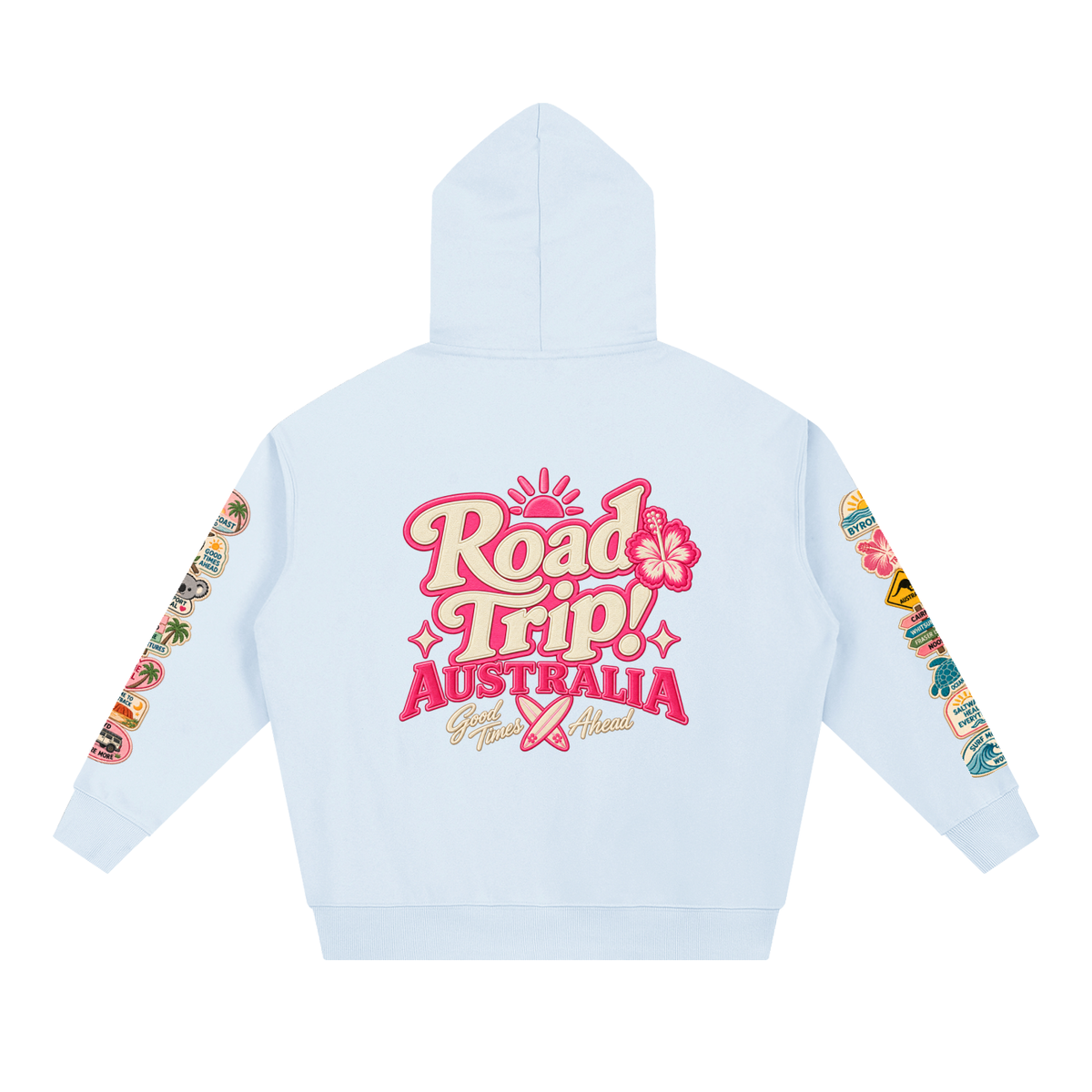 Road Trip Australia - Patch Hoodie