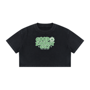 Good Energy Only - Snow Wash Baby Tee