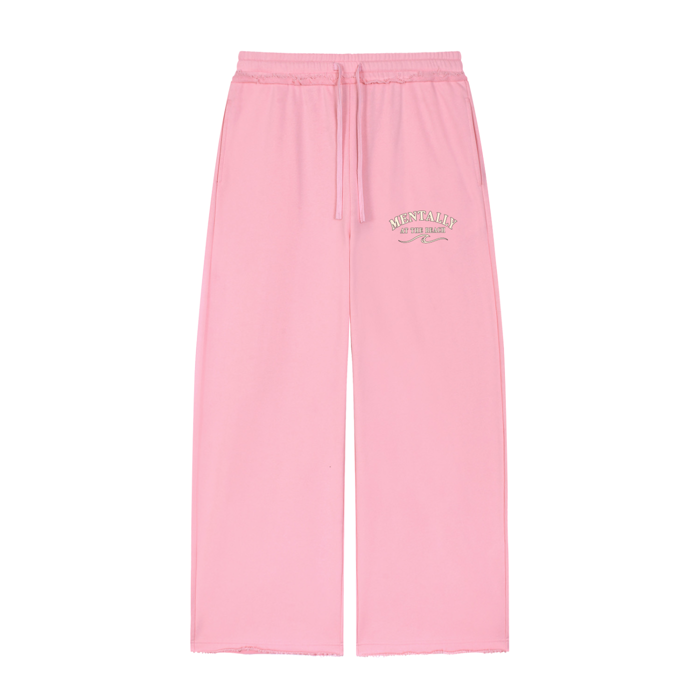 Mentally at the Beach-  Wide Leg Sweatpants