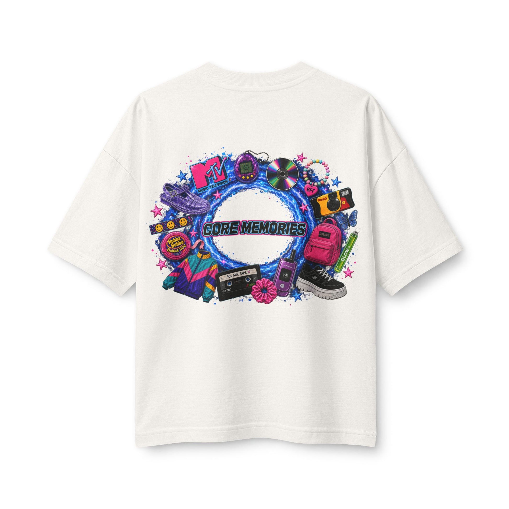 90s Retro Tee — '90s Babe' Front & 'Core Memories' Nostalgia Graphic Women's T-Shirt
