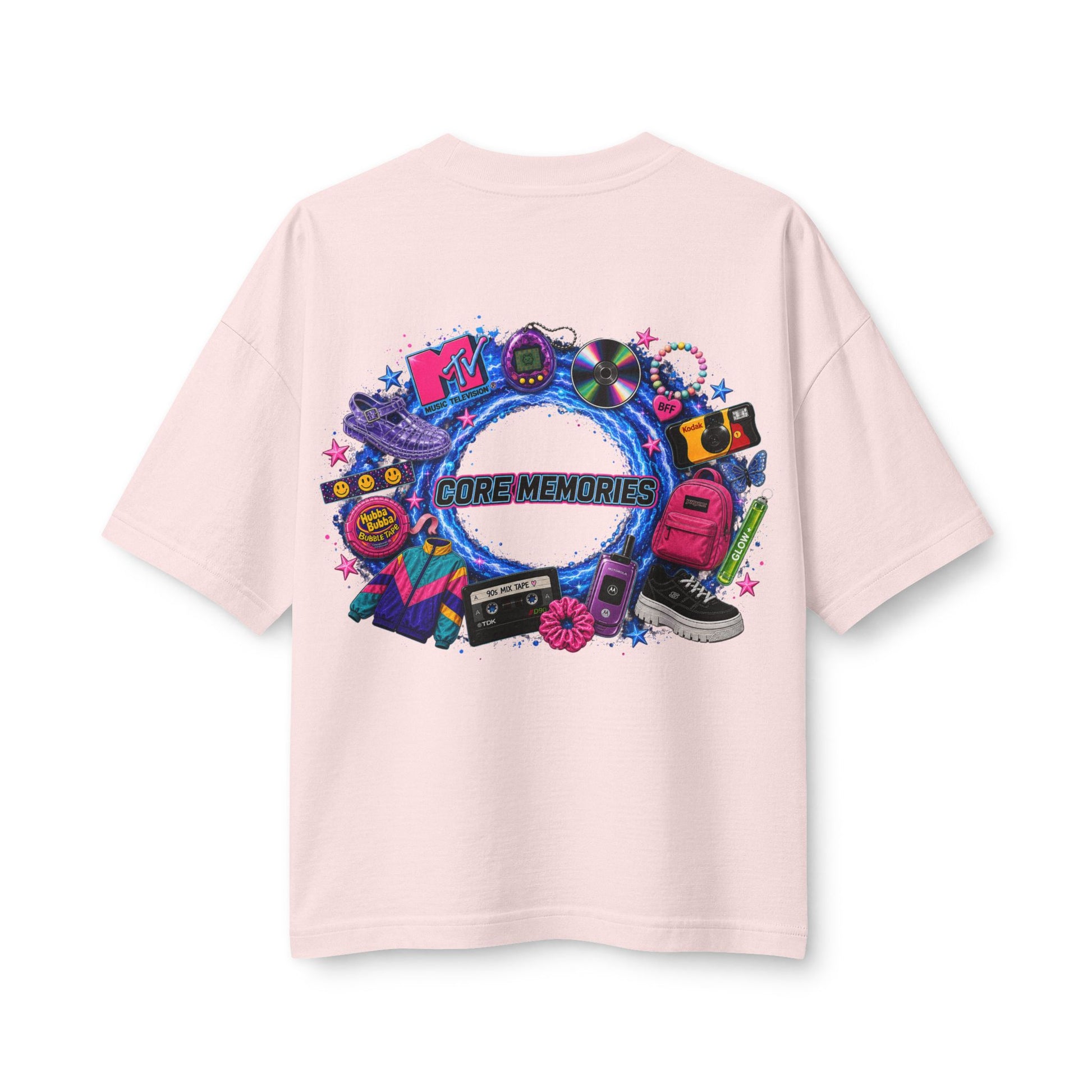 90s Retro Tee — '90s Babe' Front & 'Core Memories' Nostalgia Graphic Women's T-Shirt