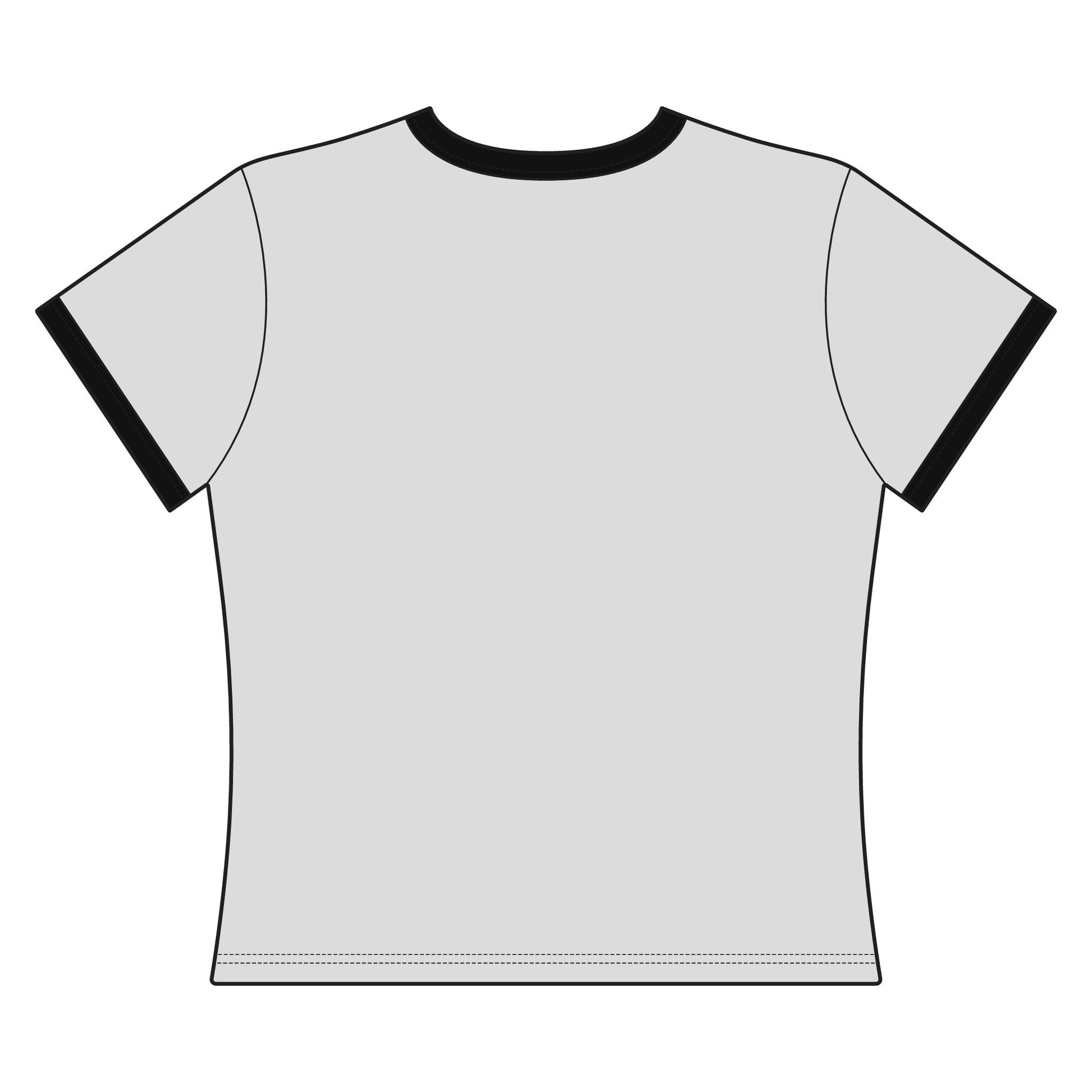 Fallen Angel Ringer Baby Tee