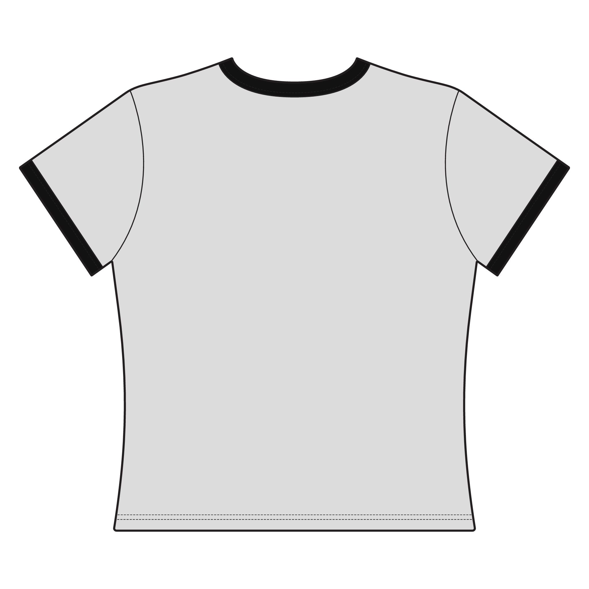 Fallen Angel Ringer Baby Tee