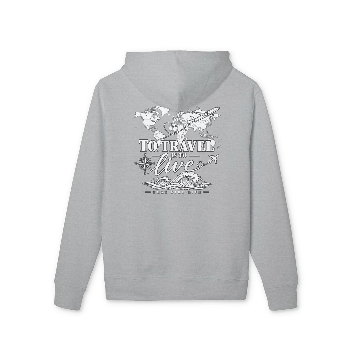 Wanderlust Hoodie – To Travel Is To Live, alternate view 5