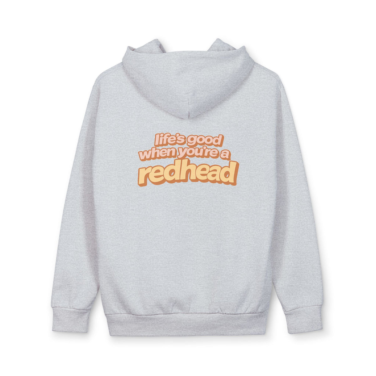 Life’s Good When You’re a Redhead Hoodie | Premium Oversized Hoodie, alternate view 3