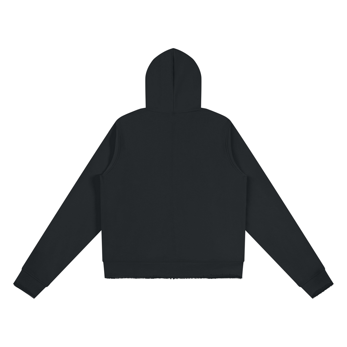 That Girl Life - Frayed Zip-Up Hoodie Jacket