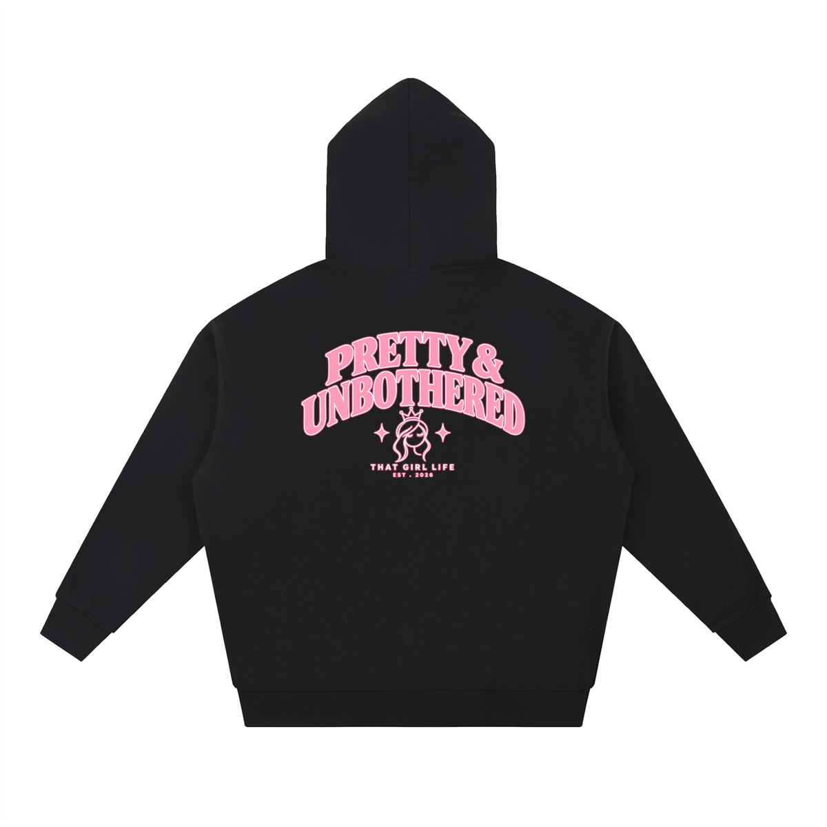 Pretty & Unbothered - Oversized Hoodie